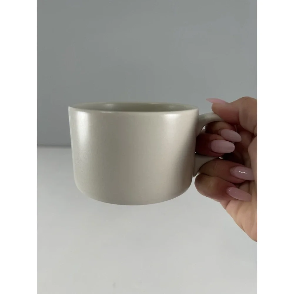 WEDGWOOD STONEWEAVE LINEN CUPS Made In Japan 1996 Coffee Tea Mugs Set Of 2